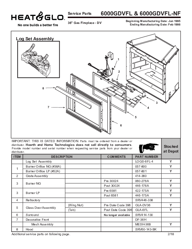 6000GDVFL Manual – Fire-Parts.com