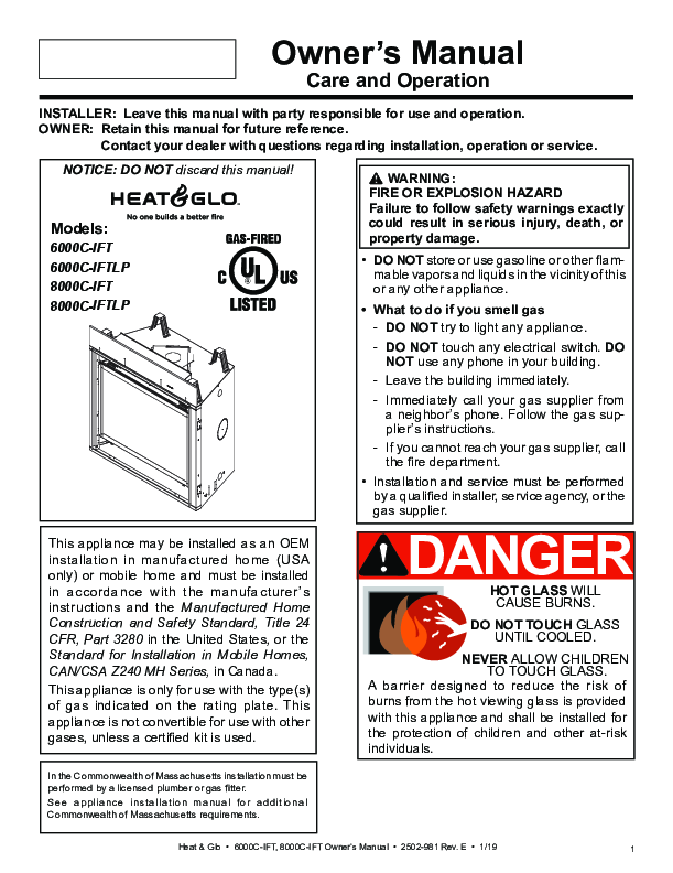 8000C-IFT Manual – Fire-Parts.com