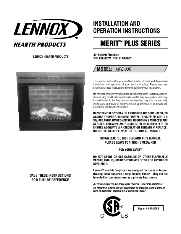 MPE-33R Manual – Fire-Parts.com