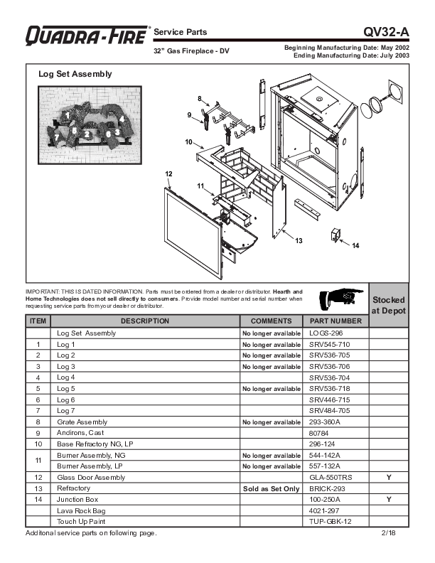 QV32-A Manual – Fire-Parts.com